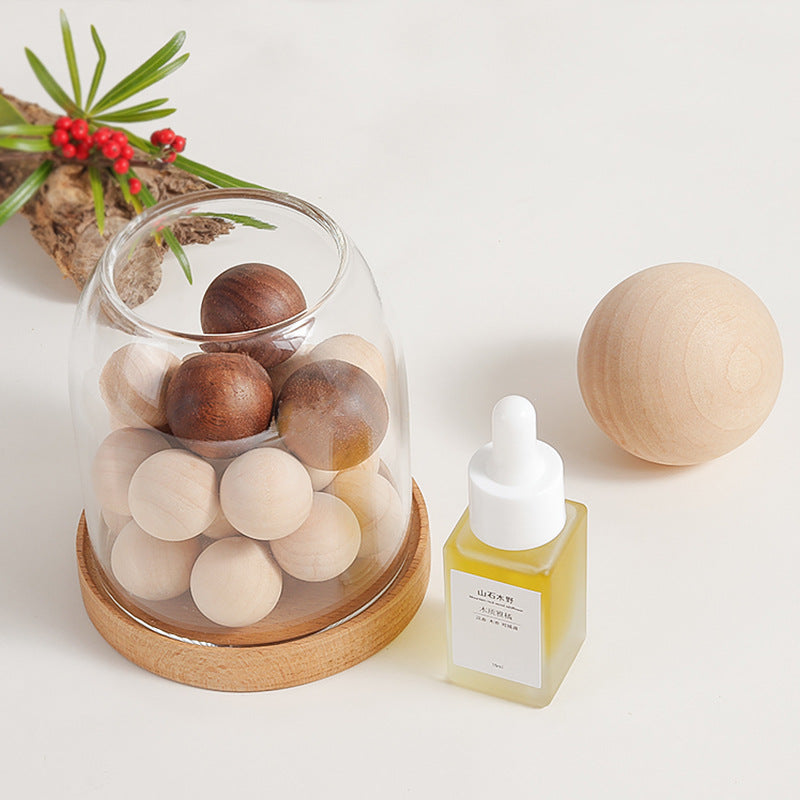 Solid Wood Expanded Fragrance Wood Beads Non Fire Aromatherapy Essential Oil Diffuser Set