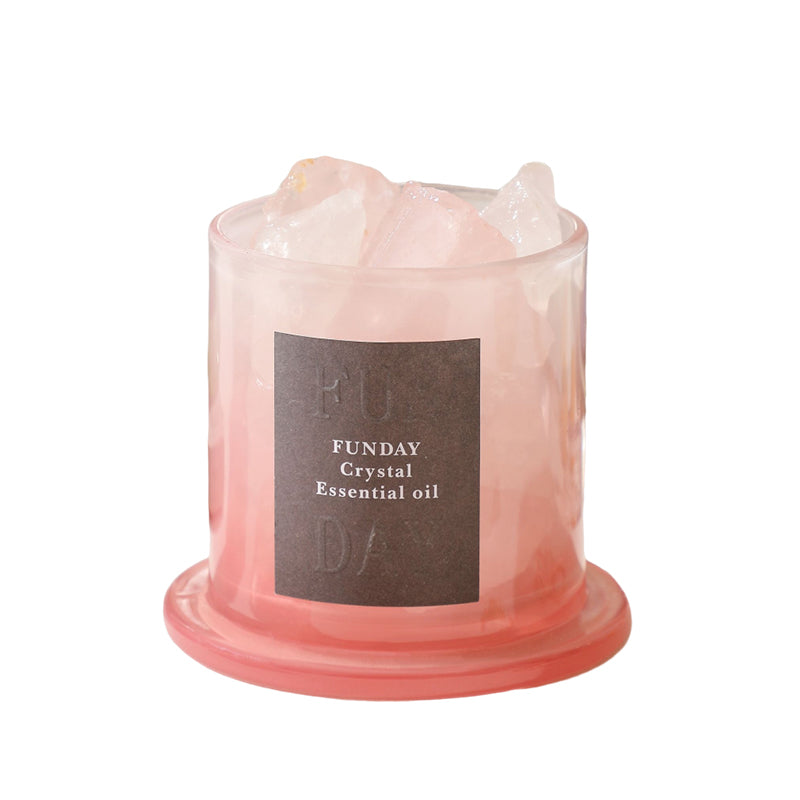 Romantic Natural Crystal Fragrance Stone Non Fire Aromatherapy Essential Oil Diffusers Gift Box